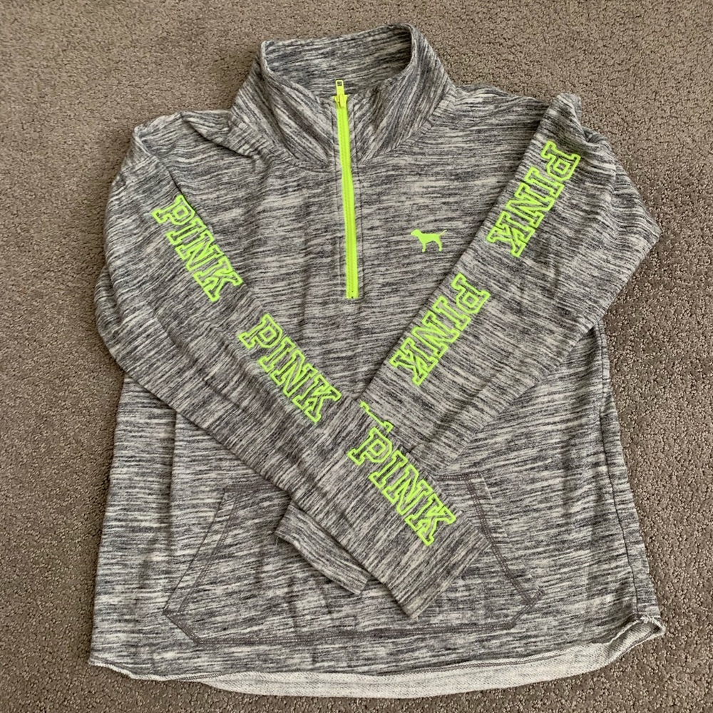 Victoria’s Secret Pink Quarter-Zip Sweater